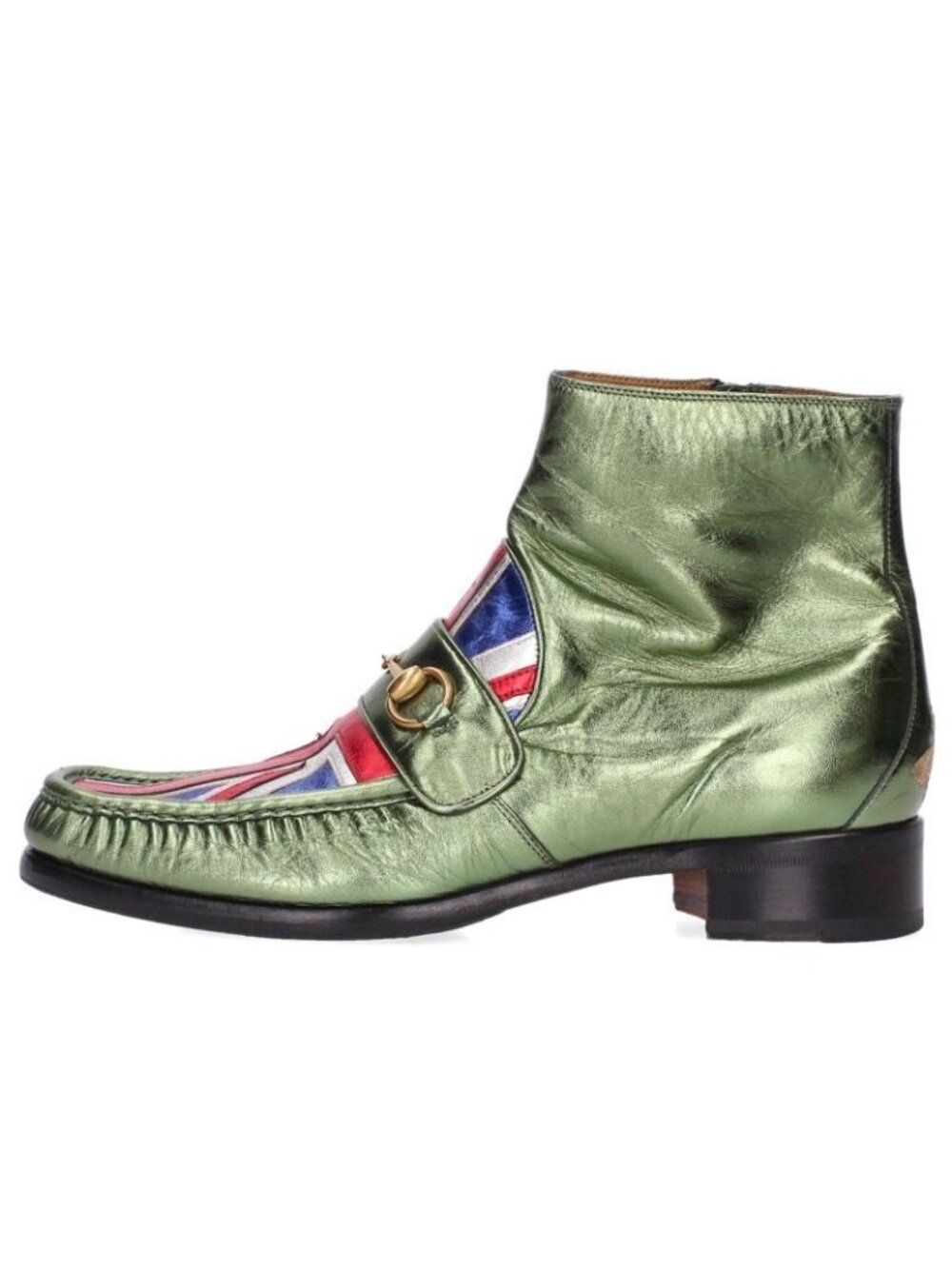 Gucci Union Jack Horsebit Boots 10.5